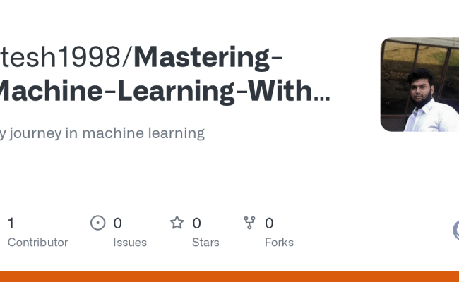 GitHub - Litesh1998/Mastering-Machine-Learning-With-Python: My Journey ...