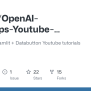 GitHub - Avrabyt/OpenAI-WebApps-Youtube-Tutorial: OpenAI + Streamlit + Databutton Youtube Tutorials