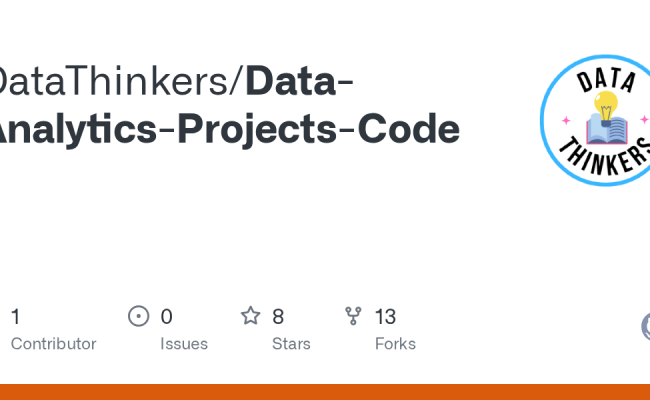 GitHub - DataThinkers/Data-Analytics-Projects-Code