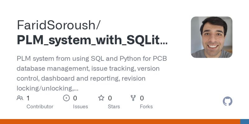 Github Faridsoroush Plm System With Sqlite And Python Plm System From Using Sql And Python - Download Artistic Nature Design | High Resolution