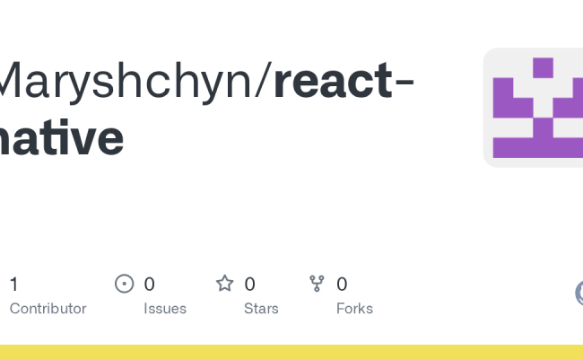 GitHub - Maryshchyn/react-native