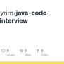 GitHub - Visualskyrim/java-code-review-interview