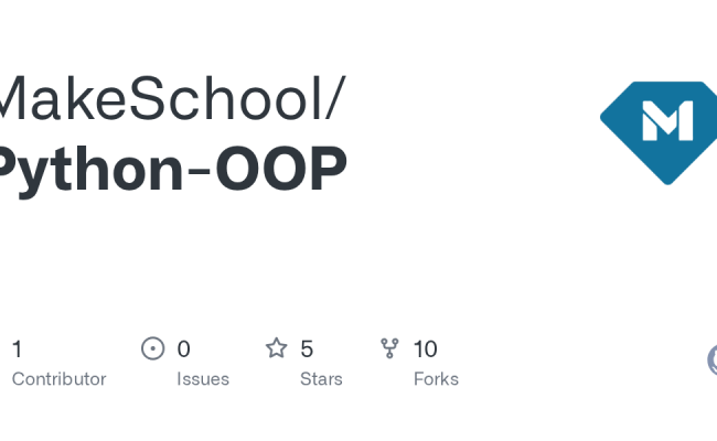 GitHub - MakeSchool/Python-OOP