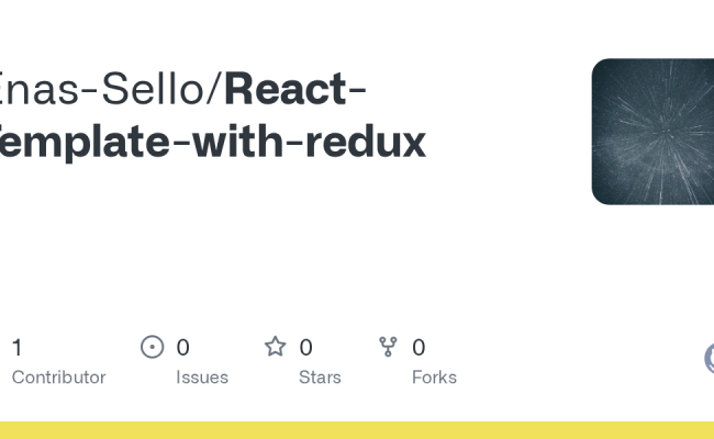 GitHub - Enas-Sello/React-Template-with-redux