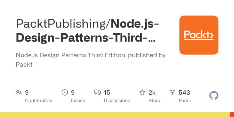 Github Packtpublishing Node Js Design Patterns Fourth Edition Node - Perfect Space Photo - Desktop