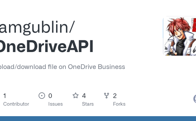 GitHub - Iamgublin/OneDriveAPI: Upload/download File On OneDrive Business