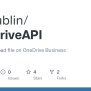 GitHub - Iamgublin/OneDriveAPI: Upload/download File On OneDrive Business