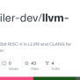 GitHub - Compiler-dev/llvm-rv: Full Support 32bit RISC-V In LLVM And ...