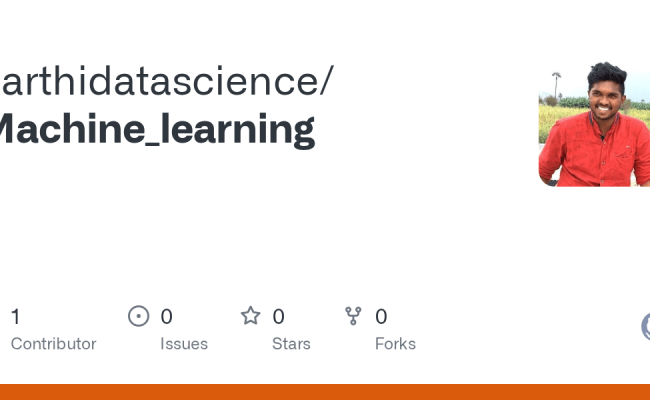 GitHub - Karthidatascience/Machine_learning