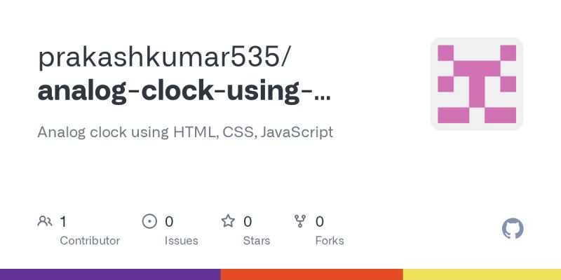 Github Im Suryakant Kumar A Analog Clock A Analog Clock Built With Html Css Javascript - Geometric Photos - Premium 8K Collection