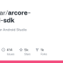 GitHub - Google-ar/arcore-android-sdk: ARCore SDK For Android Studio