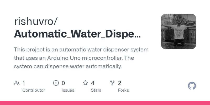 Automatic Water Dispenser Using Arduino - Download Professional Vintage Picture | High Resolution