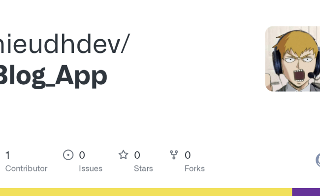 GitHub - Hieudhdev/Blog_App