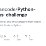 GitHub - Yohancancode/Python-100-days-challenge: A Few Basics Tutorial ...