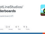 Github Scriptlinestudios Leaderboards Simple Leaderboard Api