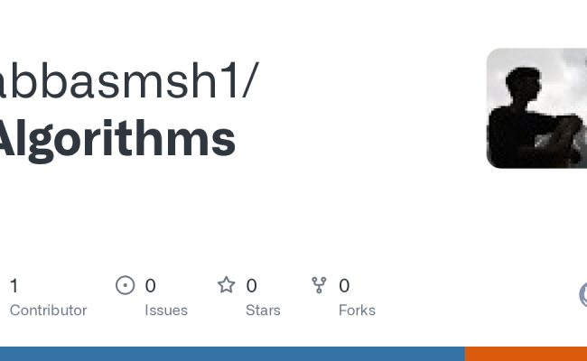 GitHub - Abbasmsh1/Algorithms