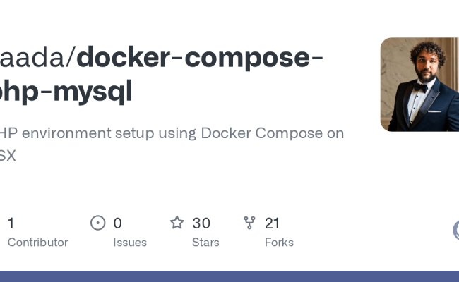 GitHub - Saada/docker-compose-php-mysql: PHP Environment Setup Using ...