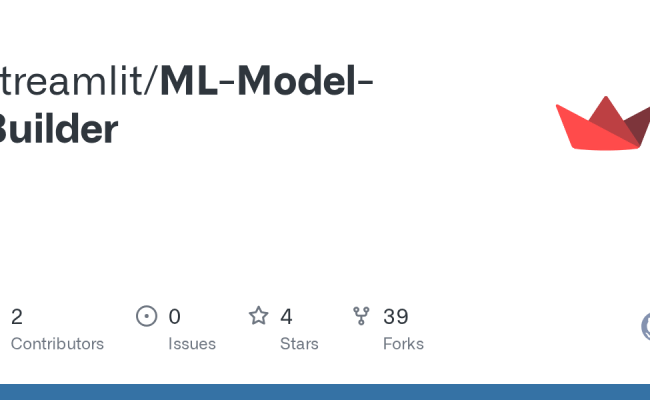 ML-Model-Builder/streamlit_app.py At Master · Streamlit/ML-Model ...