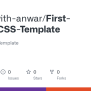GitHub - Study-with-anwar/First-HTML-CSS-Template: HTML & CSS Template