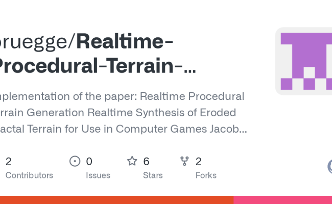 GitHub - Bruegge/Realtime-Procedural-Terrain-Generation: Implementation Of The Paper: Realtime ...