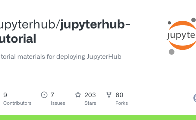 GitHub - Jupyterhub/jupyterhub-tutorial: Tutorial Materials For Deploying JupyterHub
