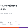 GitHub - Yousef-403/projects-html-css-js: Some Projects Htm Css Js I Made