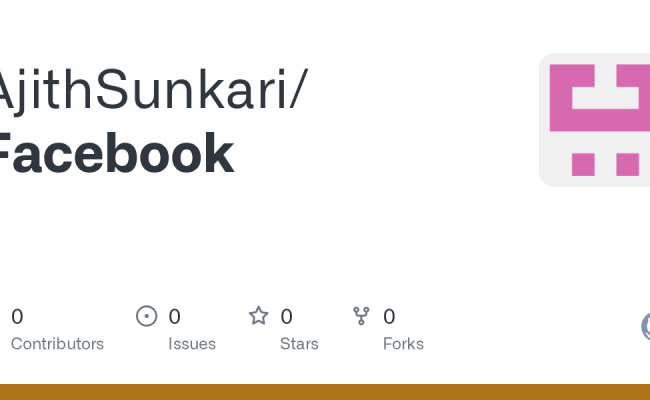 GitHub - AjithSunkari/Facebook