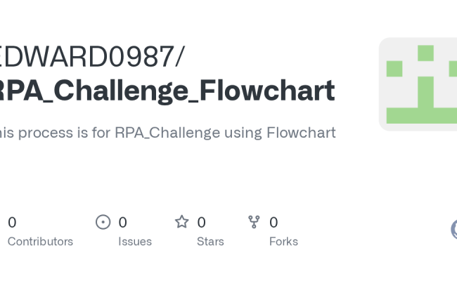GitHub - EDWARD0987/RPA_Challenge_Flowchart: This Process Is For RPA ...