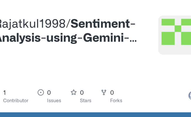 GitHub - Rajatkul1998/Sentiment-Analysis-using-Gemini-API
