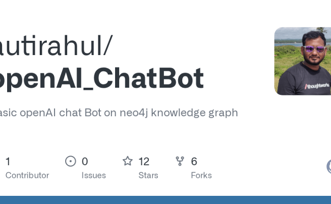 GitHub - Autirahul/openAI_ChatBot: Basic OpenAI Chat Bot On Neo4j ...