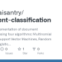 GitHub - Rohanbaisantry/document-classification: This Is An ...