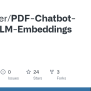 GitHub - Onesuper/PDF-Chatbot-Local-LLM-Embeddings