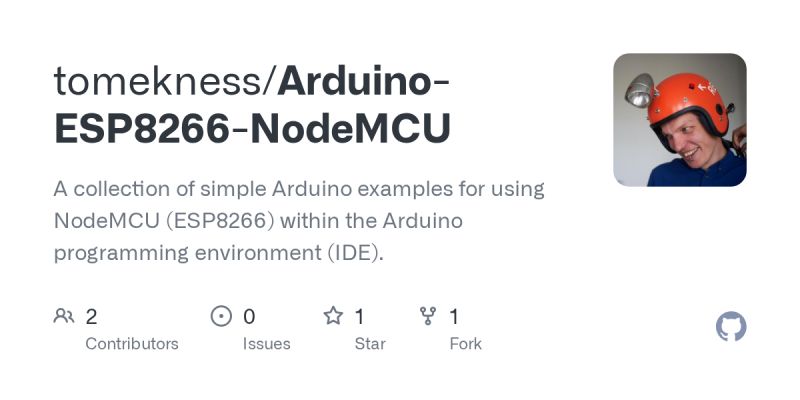 Github Tomekness Arduino Esp8266 Nodemcu A Collection Of Simple Arduino Examples For Using - 8K Nature Illustrations for Desktop