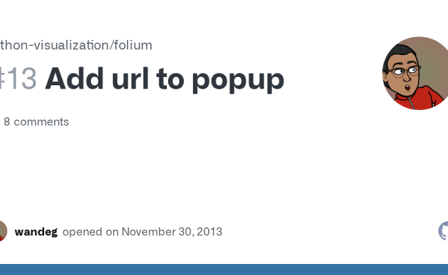 Add Url To Popup · Issue #13 · Python-visualization/folium · GitHub
