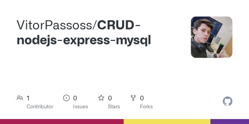 Github Dityudha Nodejs Express Mysql Simple Crud Apps With Nodejs Express And Mysql - Landscape Textures - High Quality Ultra HD Collection