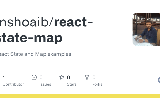 GitHub - Mshoaib/react-state-map: React State And Map Examples