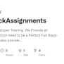GitHub - Wtouch/FullStackAssignments: Full Stack Developer Training. We ...