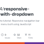 GitHub - Evavic44/responsive-navbar-with-dropdown: Code Files For The ...