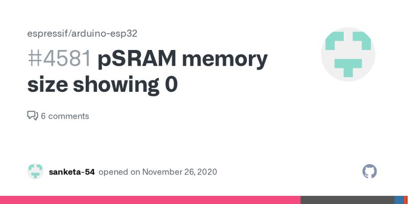 Problem With Psram Issue 8495 Espressif Arduino Esp32 Github - Premium Colorful Illustration Gallery - Full HD