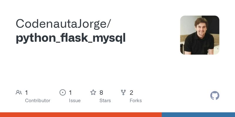 GitHub - CodenautaJorge/python_flask_mysql
