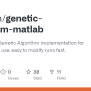 GitHub - Alpsayin/genetic-algorithm-matlab: A Very Simple Genetic ...