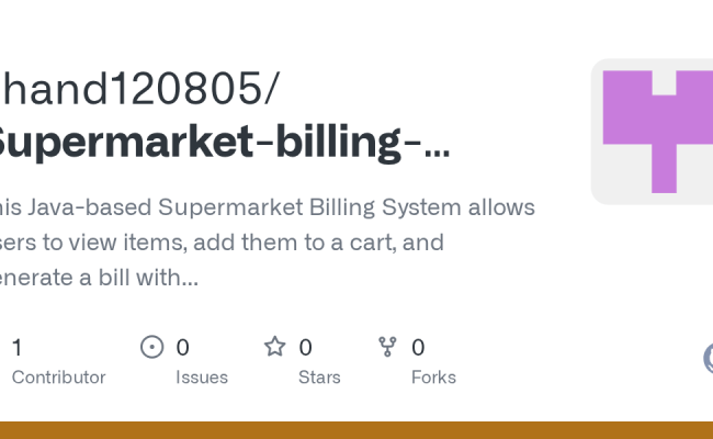 GitHub - Chand120805/Supermarket-billing-system-miniproject-using-Java ...