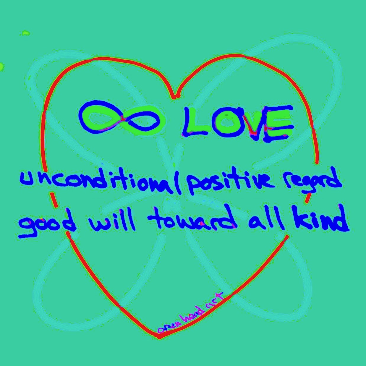 infinity love blueness