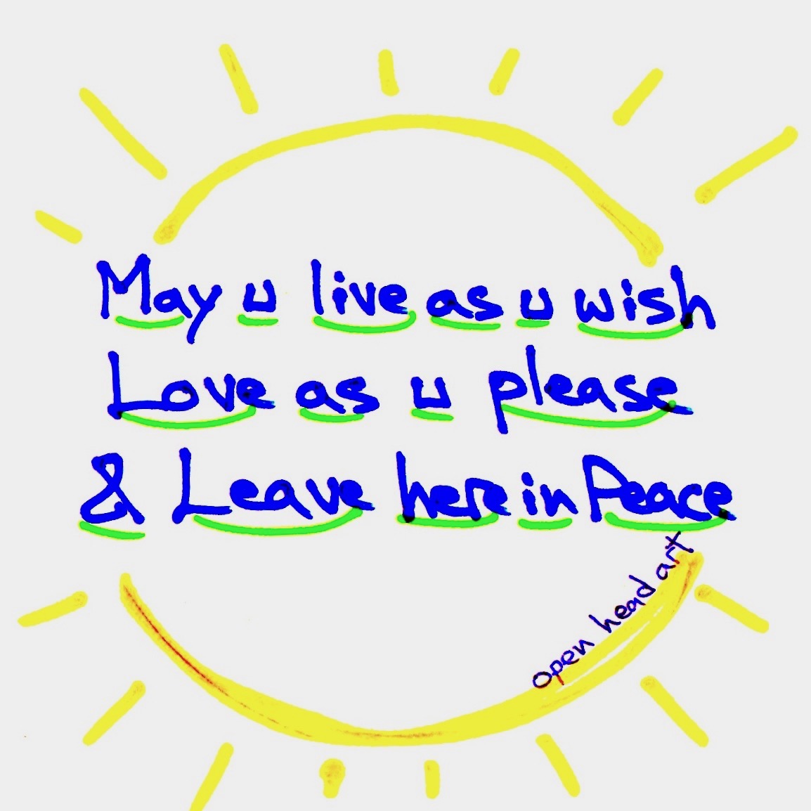 Live as u wish yellow