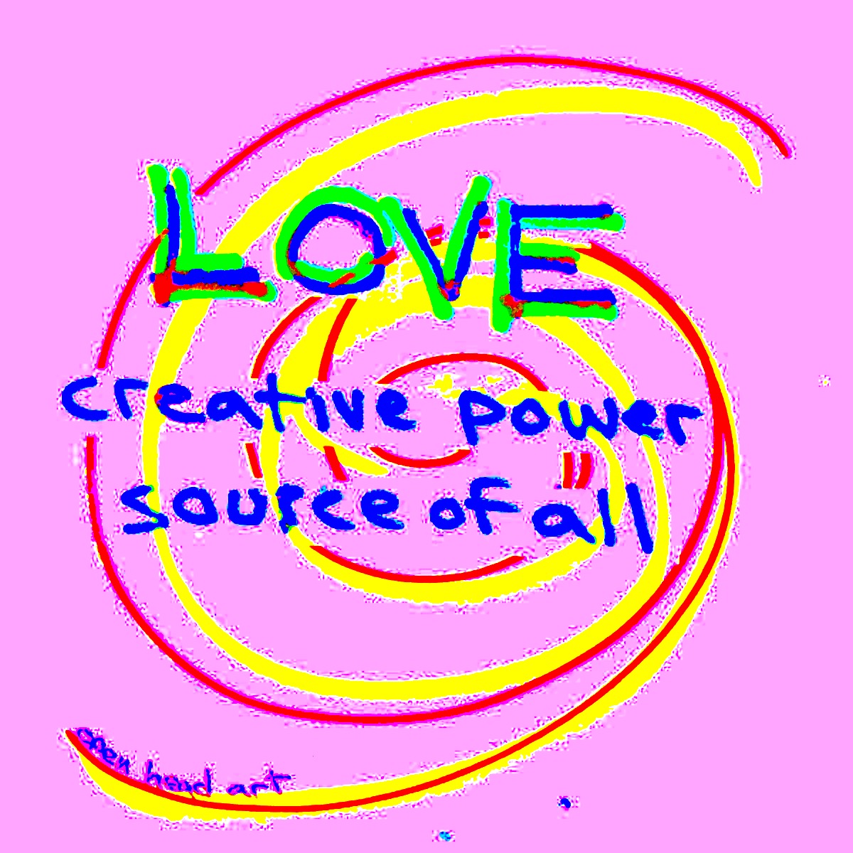 Love Power pink