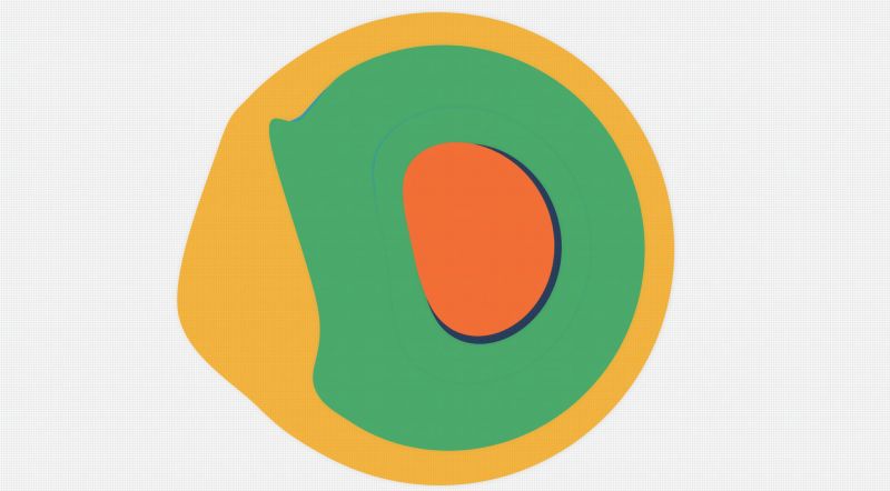 Dancing Petals Crayon Codes - Geometric Texture Collection - 8K Quality