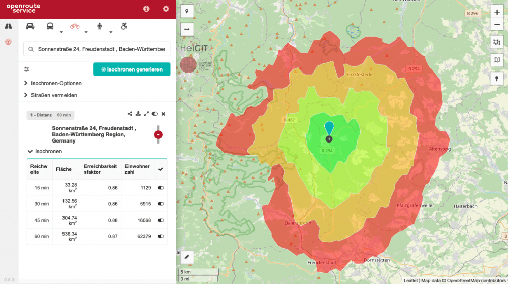 picture Create A Map Route Free openrouteservice