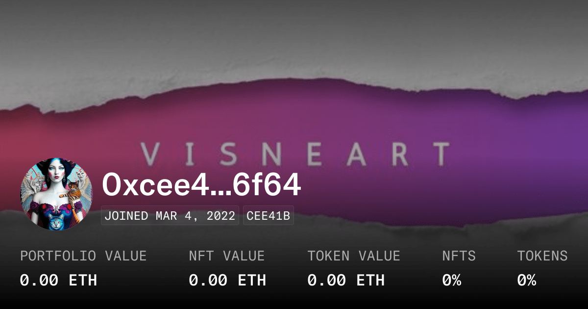 Visneart Profile Opensea