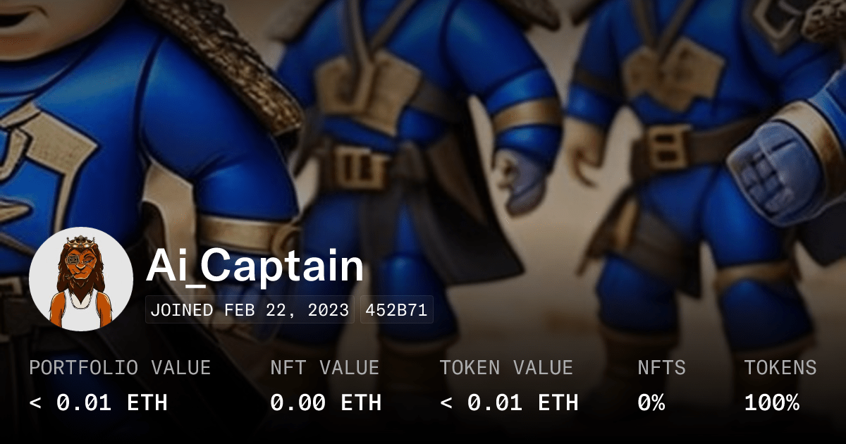 Ai Captain Profile Opensea