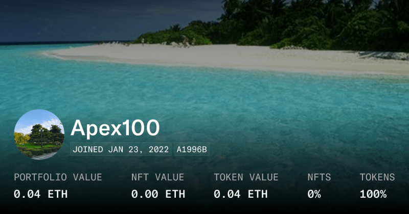 Apex100 Profile Opensea - Premium Mountain Design Gallery - 4K